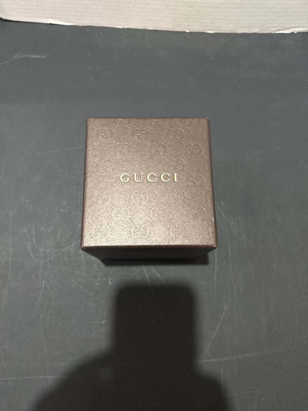 Gucci Brown Monogram Watch Presentation Box with Instruction Manual